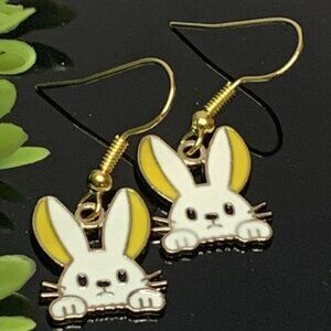Bunny Earring, Easter Bunny, Easter Basket Gift, Gift, Easter Earring, Rabbit